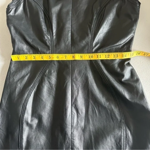 Aqua 100% leather woman’s dress - Picture 10 of 11